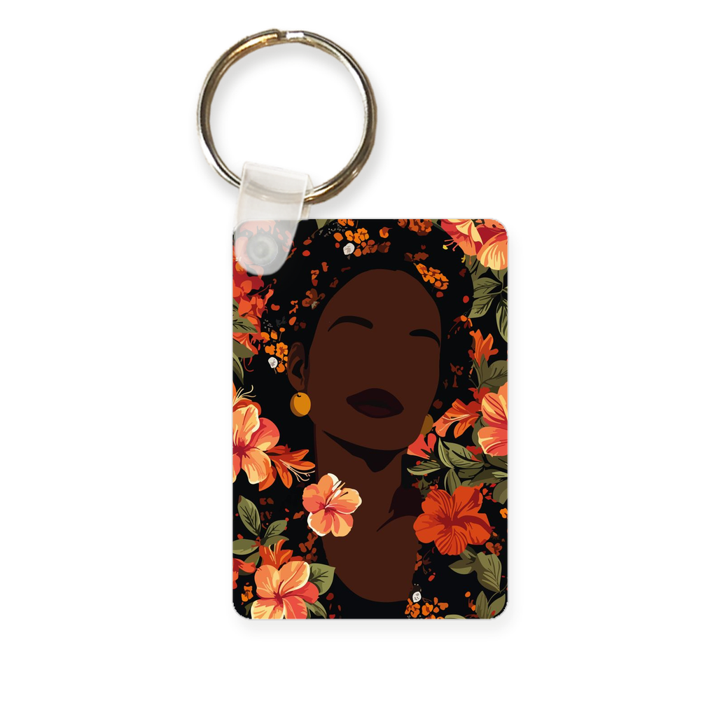 Her Soul in Bloom Key Chain