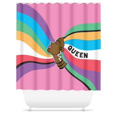 Queen Vibrance Shower Curtain