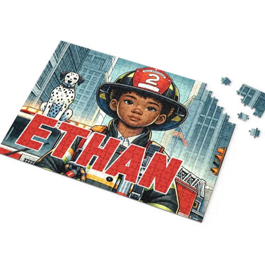 Firefighting Hero Personalized /Custom Puzzle