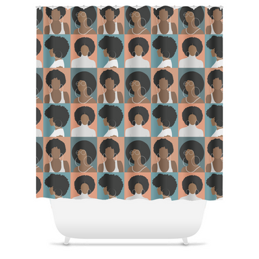 Fro' Queens Shower Curtain