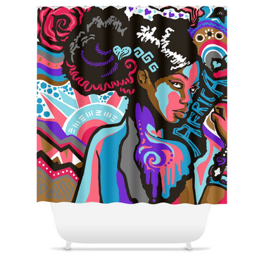 Mother Africa Shower Curtain