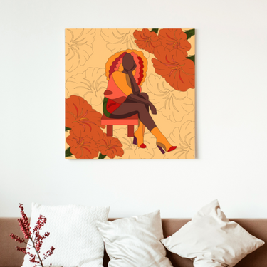 Fall In Love With Self Canvas Wall Art Print