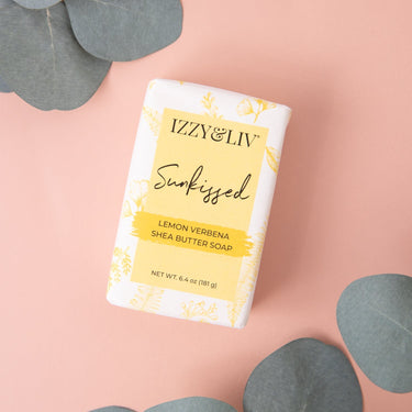 Sunkissed Fresh Lemon Verbena Shea Butter Soap - Izzy & Liv