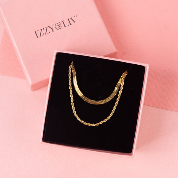 Two-Layer Snake Chain Necklace \