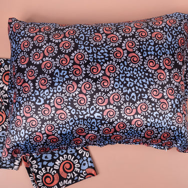 Unapologetic Paisley Satin Pillowcase + Satin Scarf Set