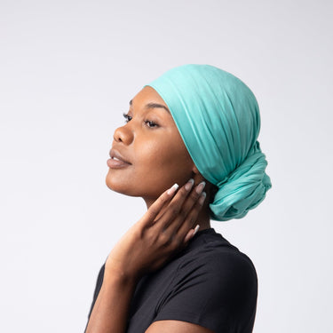 Patina Ocean Milk Silk Versatile Headwrap - Izzy & Liv