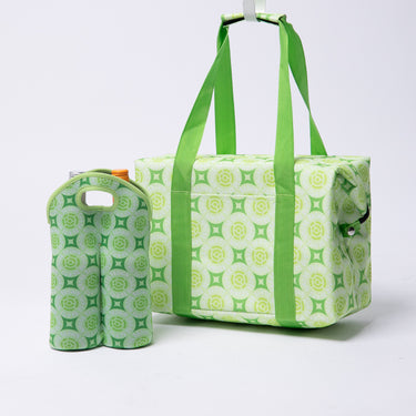 Brown Sugar Circles Insulated Cooler/Grocery Bag - Izzy & Liv