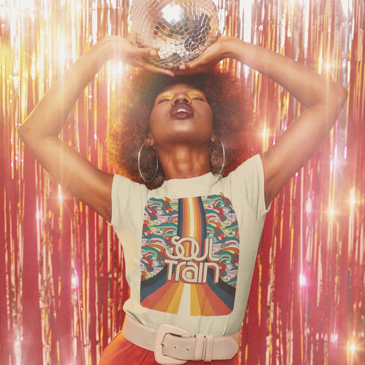 SOUL TRAIN Colors Ladies Fit Tee (2 Colors)