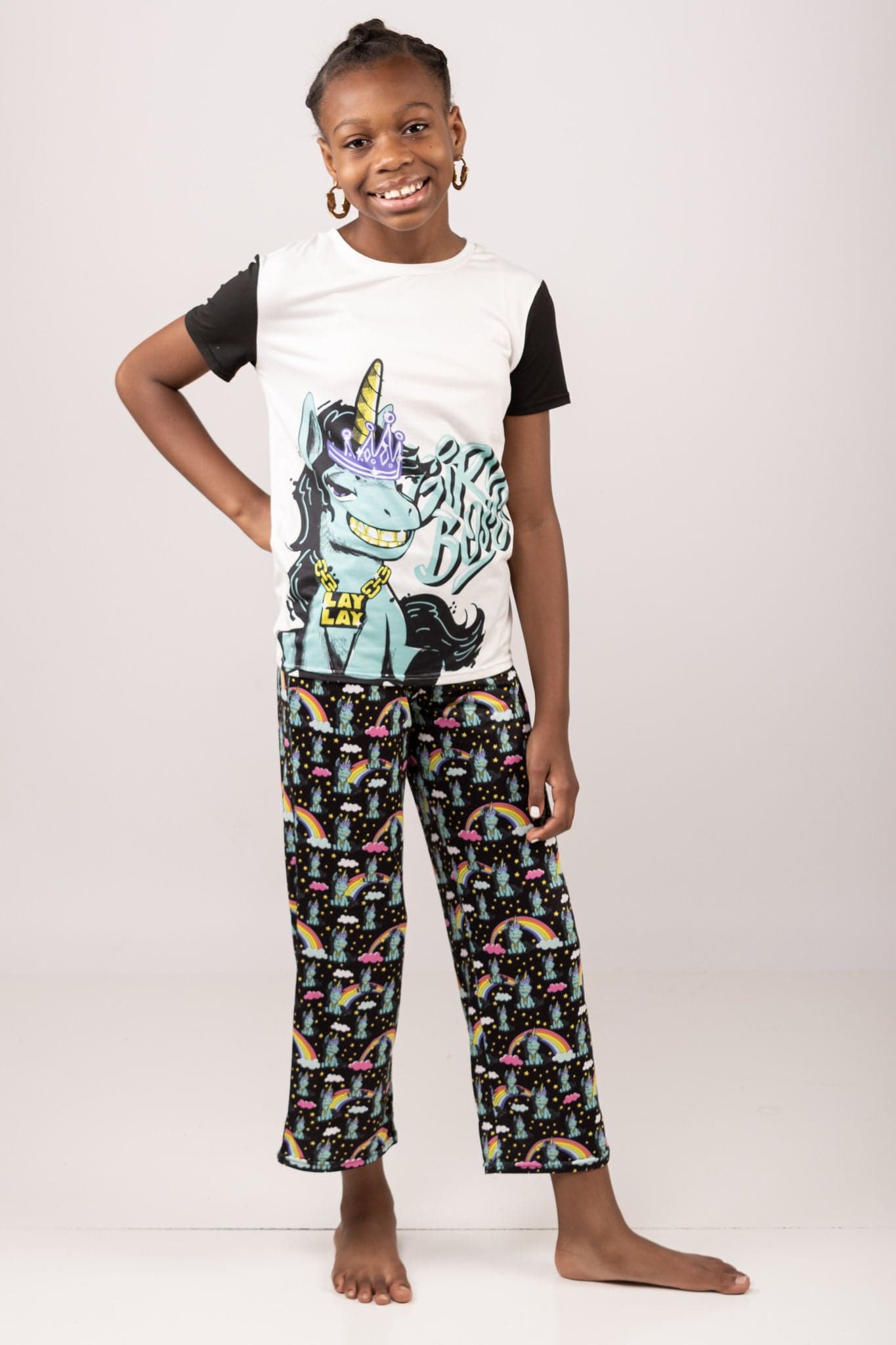 Girl Boss Two Piece Pajama Set Izzy Liv