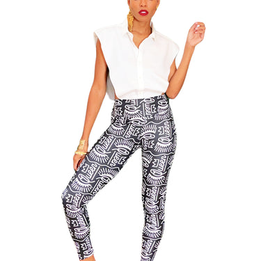 Queen with a Crown Fly Girl Leggings - Izzy & Liv