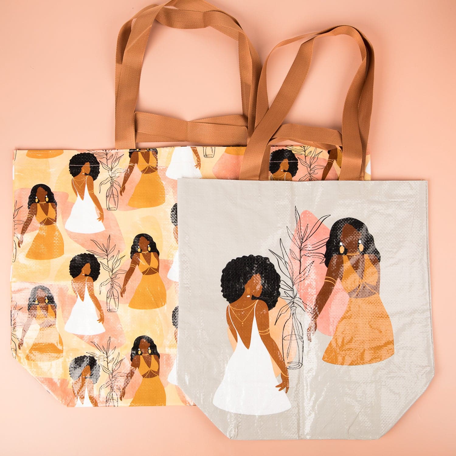 Bloomin’ Queens Bag It Up! 2-Piece Shopping Bag/Tote Set