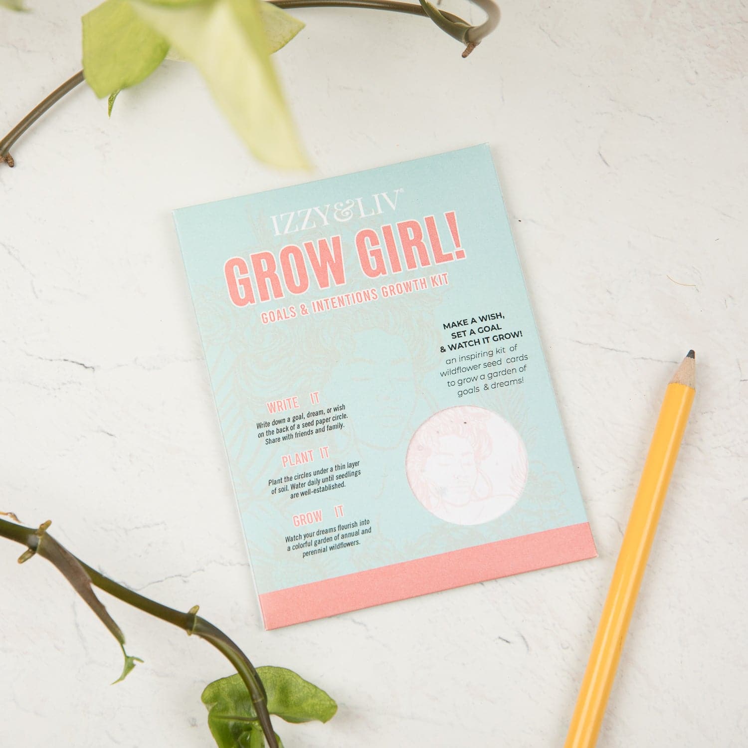 Grow Girl! Goals & Intentions Growth Kit - Izzy & Liv