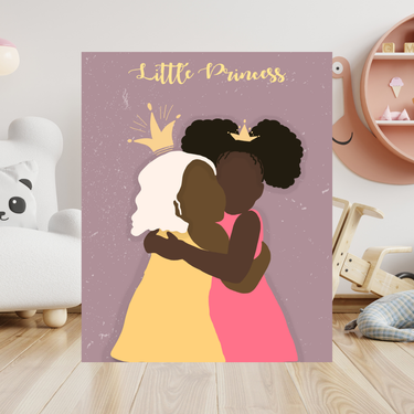 Little Princess Besties Canvas Print