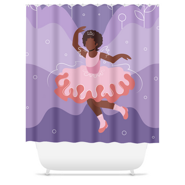 Ballerina Magic Youth Bathroom Shower Curtain