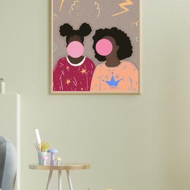 Bubble Gum Besties Canvas Print