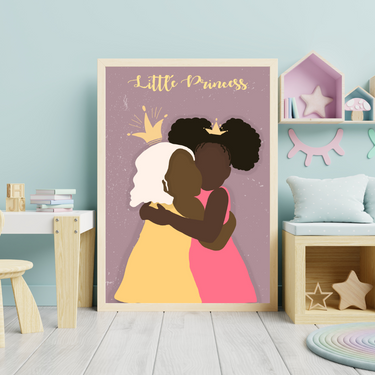 Little Princess Besties Canvas Print