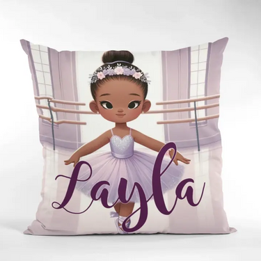 Ballerina  Girl  Personalized Pillow w/Insert