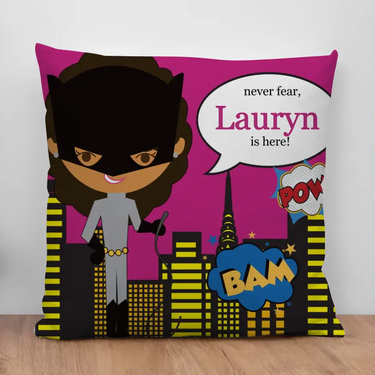 Super Girl  Personalized Pillow w/Insert