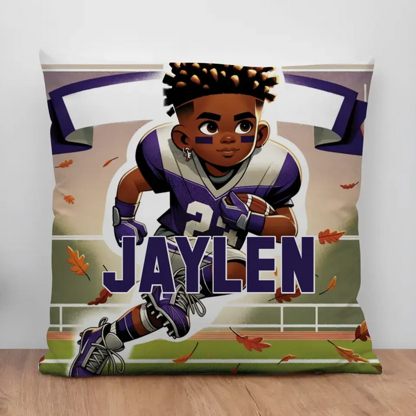 Touchdown Prince  Personalized Pillow w/Insert