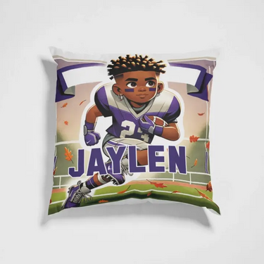 Touchdown Prince Personalized/Custom Pillow with Insert