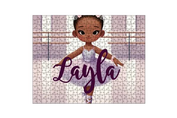 Little Ballerina | Personalized Puzzle with Custom name