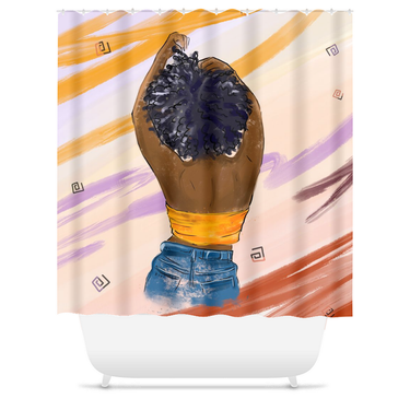 Confident Goddess Shower Curtain