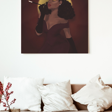 Iconically Glam Canvas Print