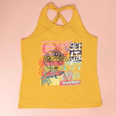 Get It Girl Twist Back Tank