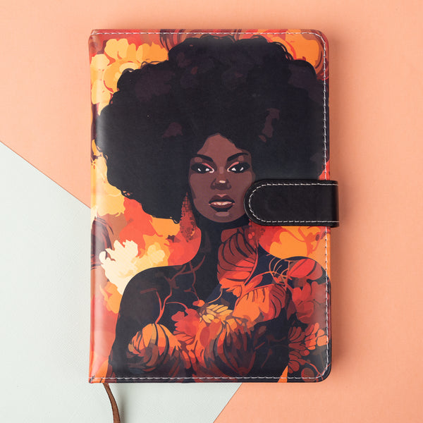 Empowerment Blooms Leatherbound Journal