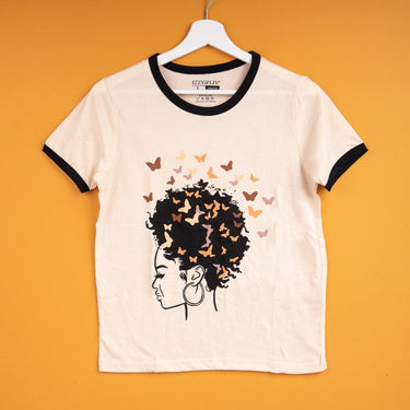 Butterfly in Bloom Ringer Tee - Izzy & Liv