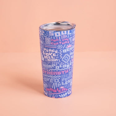 Brown Sugar Affirmations Stainless Steel Tumbler w/Straw