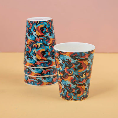 Soulful Rhapsody  Bamboo Cup Set of 4