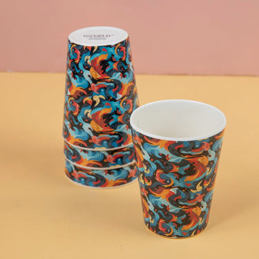 Soulful Rhapsody Bamboo Cup Set of 4 - Izzy & Liv