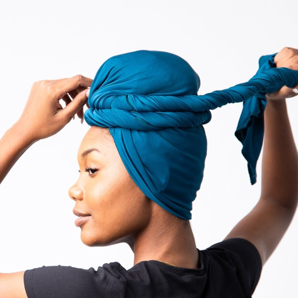 Blue Nile Milk Silk Versatile Headwrap - Izzy & Liv