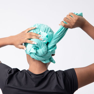 Patina Ocean Milk Silk Versatile Headwrap - Izzy & Liv