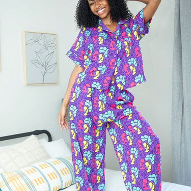 Eclectic Jazz Vibez Pajama Set - Izzy & Liv