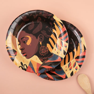 Queen Glorious 10-Pack Paper Plate Set