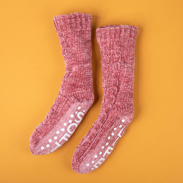 Soft Life Fleece Sherpa Gripper Socks