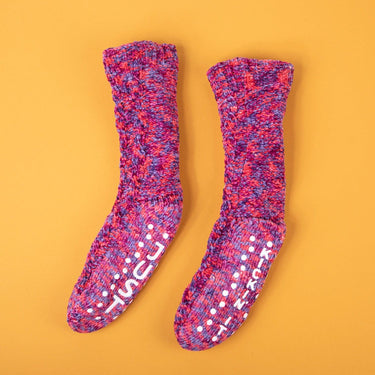 JUST KICKIN' IT Fleece Sherpa Gripper Socks - Izzy & Liv