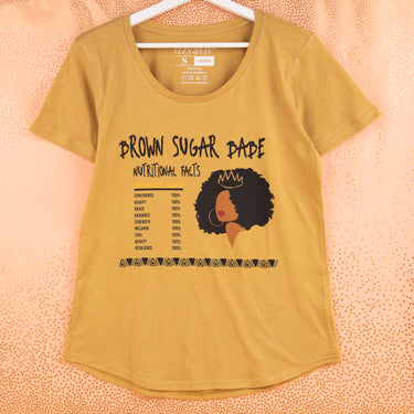 Brown Sugar Babe Nutritional Facts T-Shirt