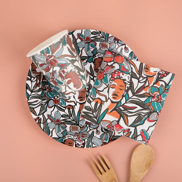 Beauty in Bloom 10-Pack Paper Plate Set - Izzy & Liv