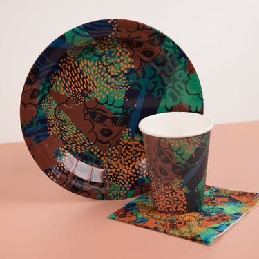 Diva Styles 10-Pack Paper Plate Set