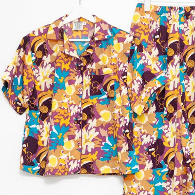 Blossom Beauty (Purple) Pajama Set