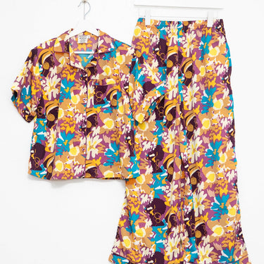 Blossom Beauty (Purple) Pajama Set
