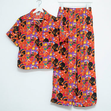 Blossom Beauty (Red) Pajama Set