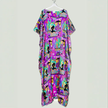 Caribbean Glory Kaftan Dress - Izzy & Liv