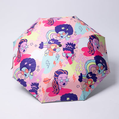 Fly Girlz Came Thru Drippin' Push Button Umbrella