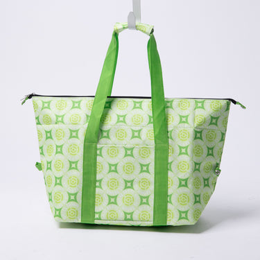 Brown Sugar Circles Insulated Cooler/Grocery Bag