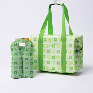 Brown Sugar Circles Insulated Cooler/Grocery Bag
