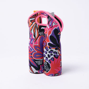 Purple Reign Double Wine Bottle Tote